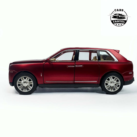 Rolls Royce Cullinan 1:24 Diecast Model Car – Premium Metal Collectible with Opening Doors & LED Lights