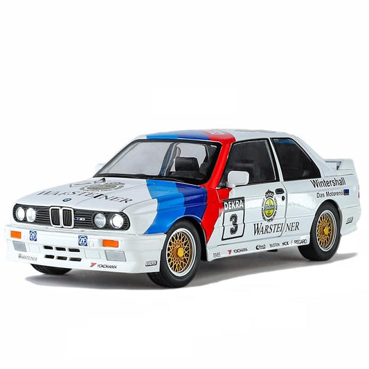 Warsteiner BMW M3 E30 1:24 Diecast Model Car – Premium Metal Collectible with Lights & Openable Doors