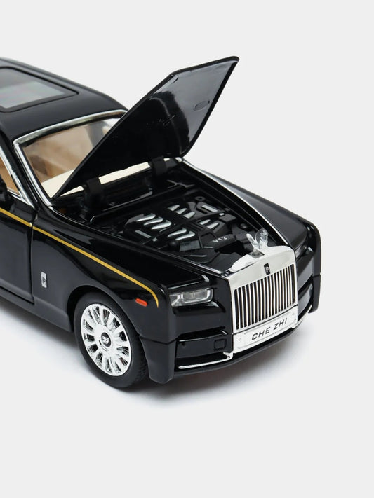 Rolls Royce Phantom Diecast Model Car – 1:32 Scale (Black)
