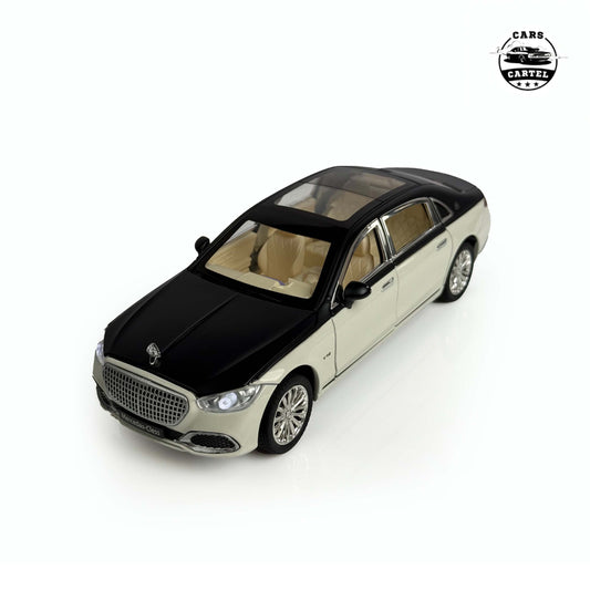 Mercedes Maybach S-Class 1:24 Diecast Model Car – Premium Metal Collectible with LED Lights & Rubber Tires