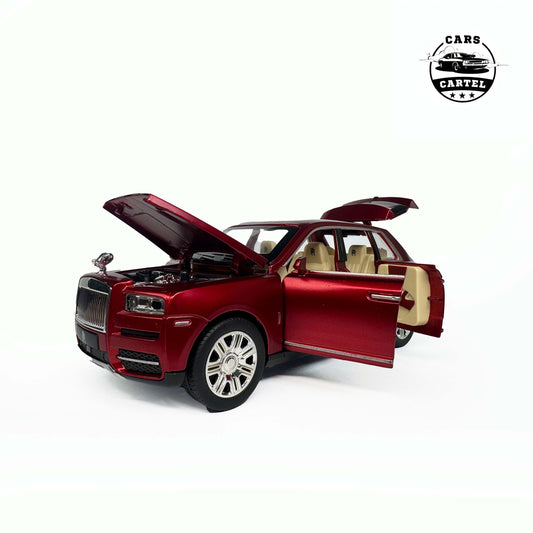 Rolls Royce Cullinan 1:24 Diecast Model Car – Premium Metal Collectible with Opening Doors & LED Lights
