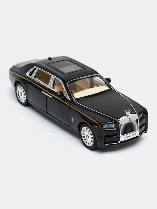 Rolls Royce Phantom Diecast Model Car – 1:32 Scale (Black)